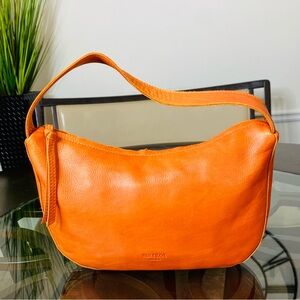 Margot New York Leah Hobo Leather Shoulder Bag Handbag